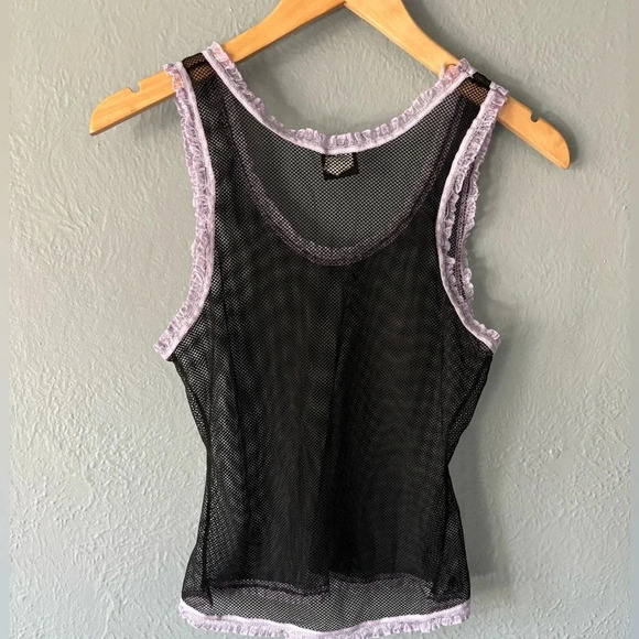 Frederick’s of Hollywood | mesh | ruffle | stretch | lingerie | M - Picture 6 of 8